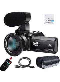Generic 4K Video Camera Camcorder with 18X Digital Zoom, 48MP Vlogging Camera for YouTube, 3.0" IPS 270° Rotating Touchscreen, Built-in Microphone, 32G SD Card  - Image 1
