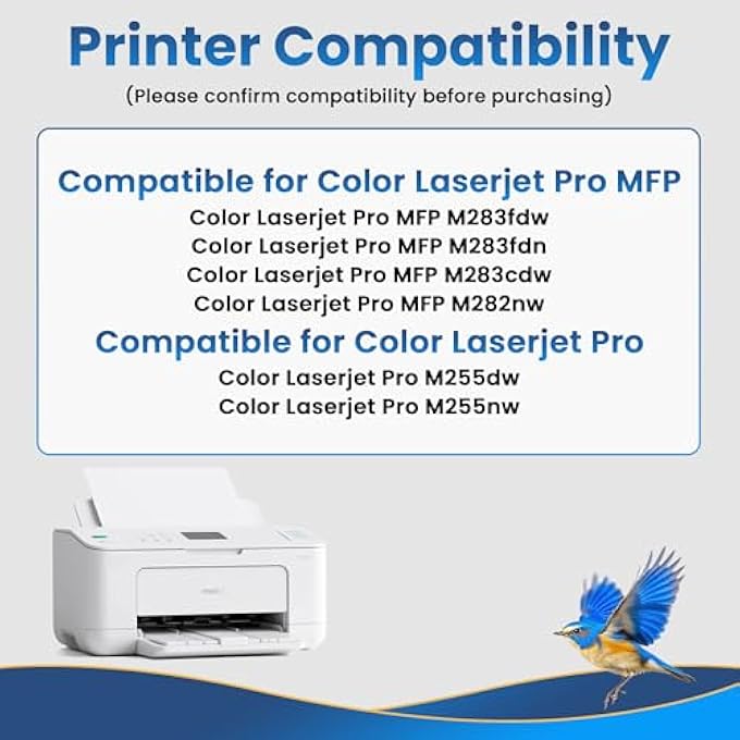 207A TONER BLACK (WITH CHIP) COMPATIBLE WITH HP 207A W2210A FOR HP COLOR LASERJET PRO MFP M283FDW M255DW M282NW M283FDN M255NW M255 M282 M283 (BLACK, PACK OF 1) - Image 3