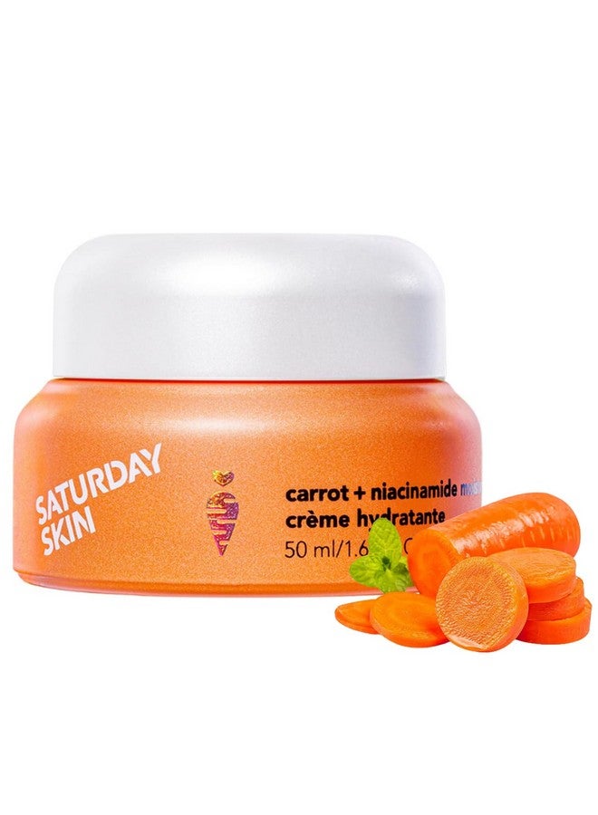 Saturday Skin Face Moisturizing Cream with Carrot, Niacinamide, Ceramides & Centella Asiatica, Peptide, Paraben-Free, Sulfates-Free, Fragrance-Free, Anti Wrinkle Facial Cream(1.61 Ounce) - Image 1