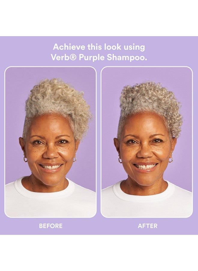 VERB Purple Shampoo - Vegan Toning Shampoo for Blonde, Grey and Silver Hair - Free of Harmful Sulfates and Paraben - Purple Color Corrector to Reduce Yellow Brassy Tones, 12 fl oz - Image 4