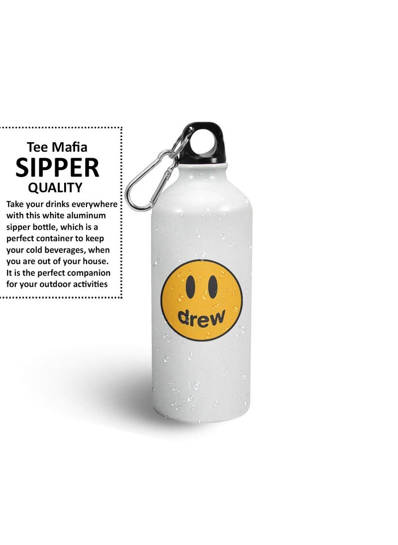 Tee Mafia Tee Mafia Drew Sipper Bottle Justin Bieber Bottle water Music Bottle Song Bottles Printed Sipper Bottle Singer Bottle 600 Ml Multicolor  - Image 2