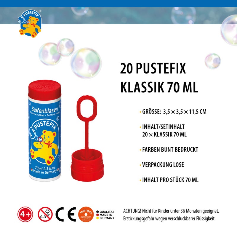Pustefix Bubbles with Wand (Colors May Vary) - Image 4
