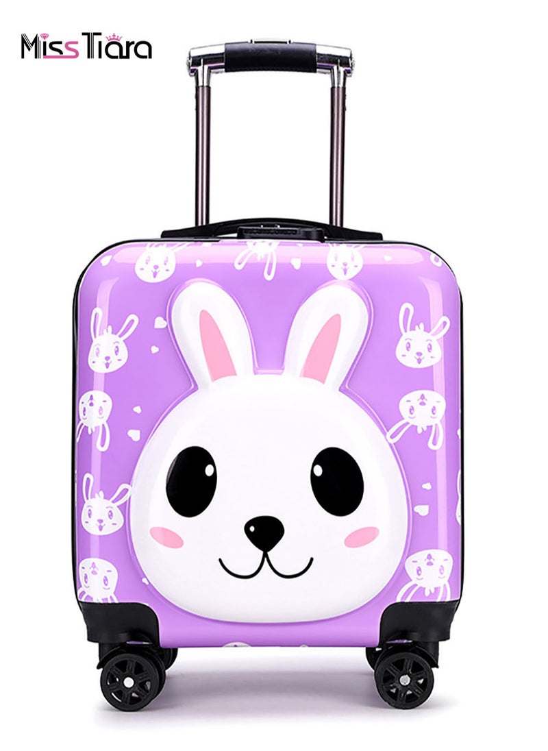 MissTiara - Kids Roller Duffle Bag Travel Quiet Spinner Wheel Luggage 18 Inch Travel and School Roller Case - Image 1