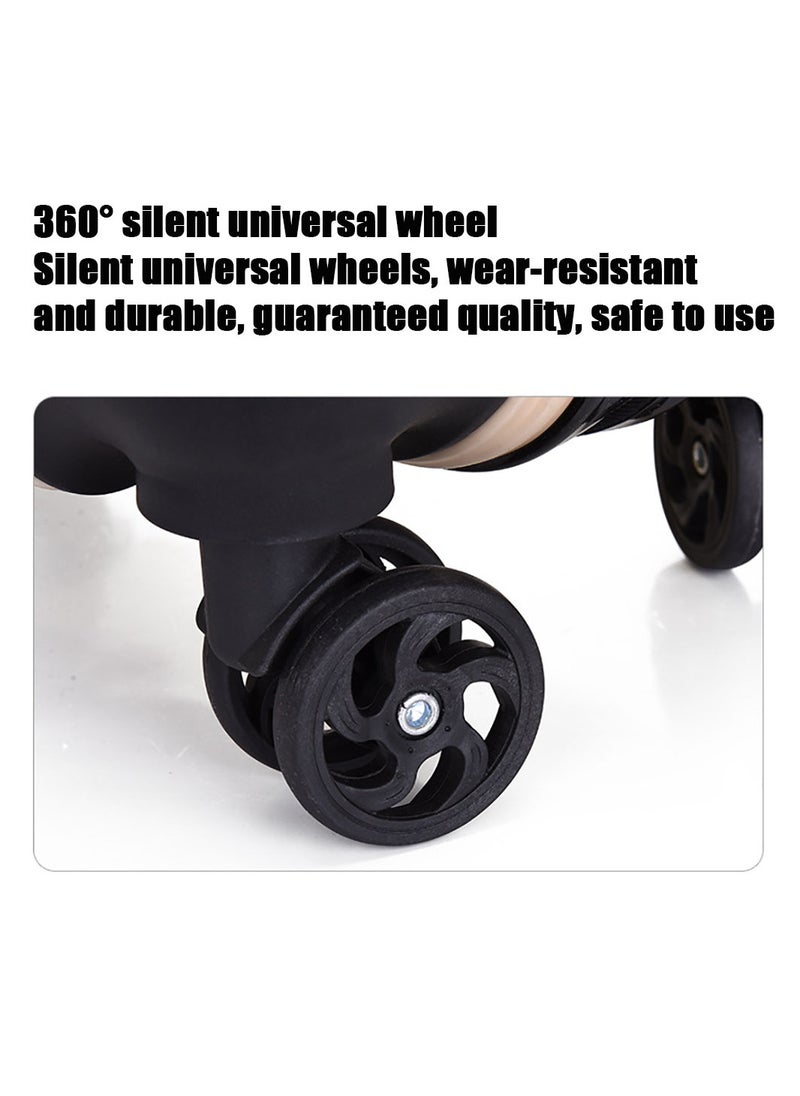 MissTiara - Kids Roller Duffle Bag Travel Quiet Spinner Wheel Luggage 18 Inch Travel and School Roller Case - Image 1