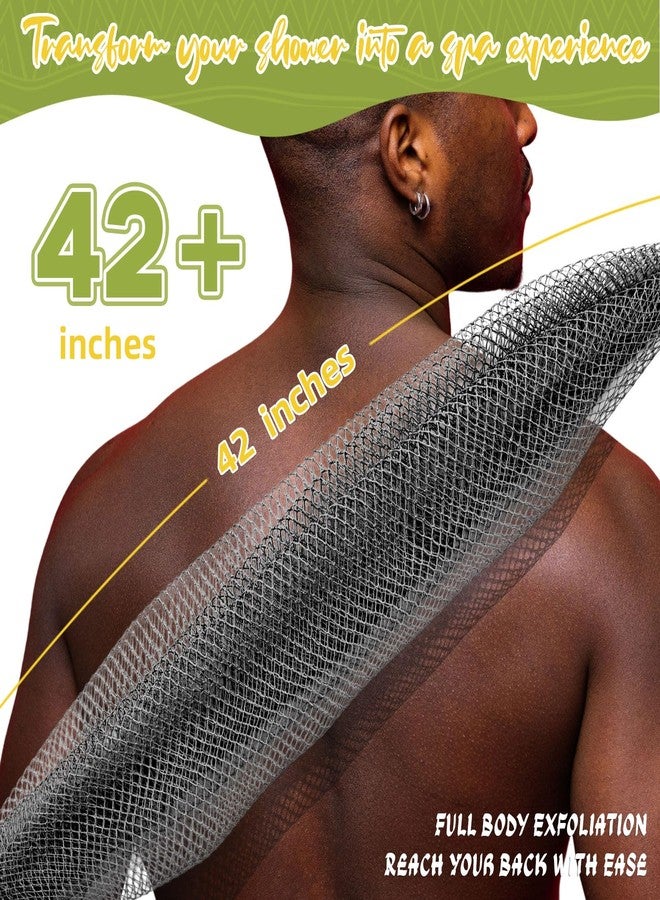 Warmify 5 Pack African Net Sponge Authentic with Knots, African Exfoliating Net Sponge for Shower, Stretchable Nylon Body Scrubber, Quick Dry Deep Exfoliation for All Skin Types - Image 5