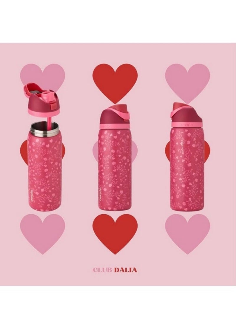 Owala Owala FreeSip Double Insulated Stainless Steel Water Bottle | With Straw | BPA-Free | Sports and Travel Water Bottle | 32 oz | 1-Pack (Love Letter)  - Image 4