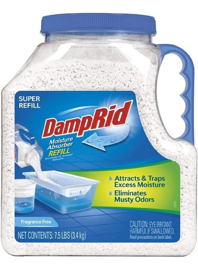 DampRid - Fragrance Free Mega Moisture Absorber Refill Container (7.5 lb.) - Image 1