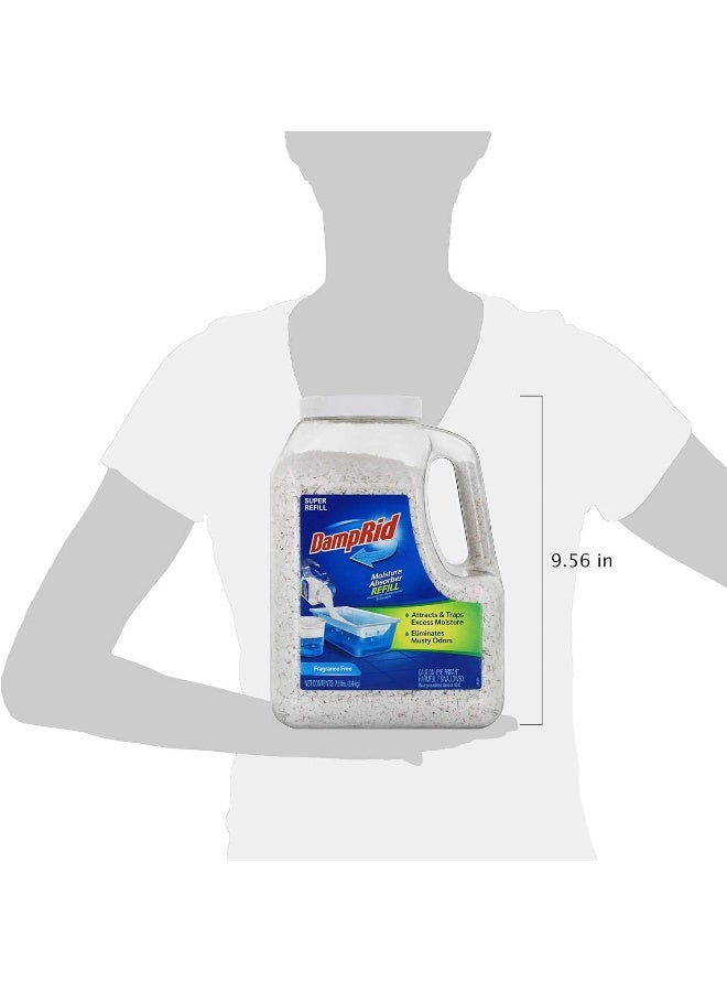 DampRid - Fragrance Free Mega Moisture Absorber Refill Container (7.5 lb.) - Image 3