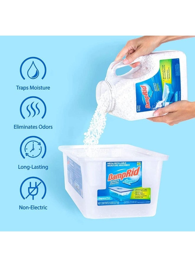 DampRid - Fragrance Free Mega Moisture Absorber Refill Container (7.5 lb.) - Image 4