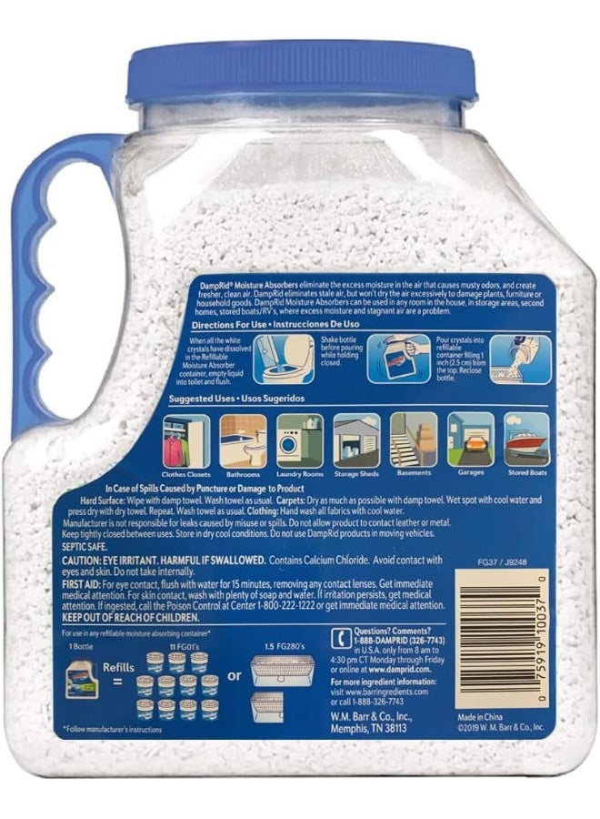 DampRid - Fragrance Free Mega Moisture Absorber Refill Container (7.5 lb.) - Image 2