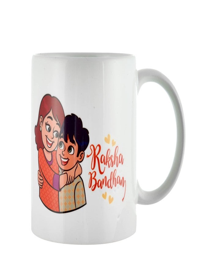 PrideKraft Muali Gold Plated Rakhi Thread Rakhi With pink Printed Mug| Rakhi For Brother(Rakhi with mug Article D) - Image 4