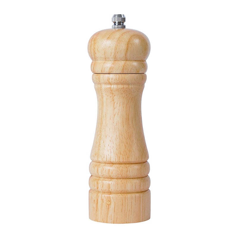 DeroTeno Pepper mill made of rubberwood with ceramic grinder, height 16.5 cm - Image 1