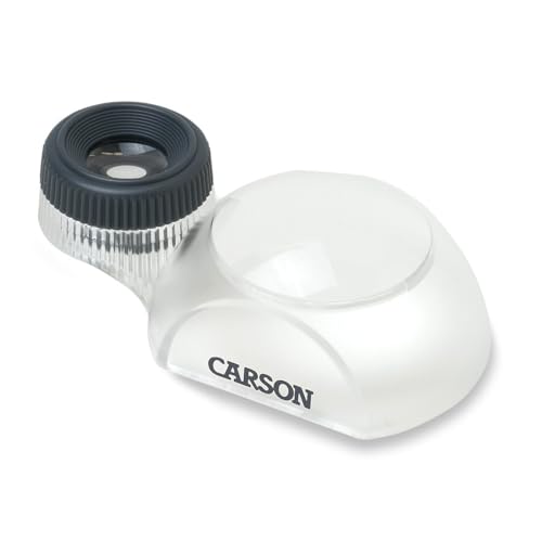 Carson DualView 3x Stand Loupe Magnifier with 12x Focusing Loupe (DV-30) - Image 3