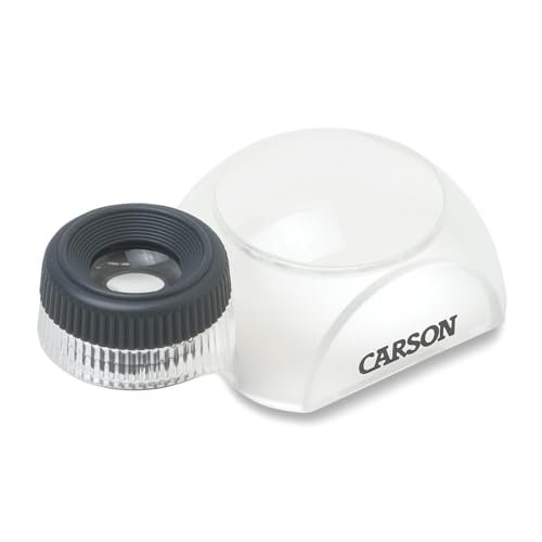 Carson DualView 3x Stand Loupe Magnifier with 12x Focusing Loupe (DV-30) - Image 1