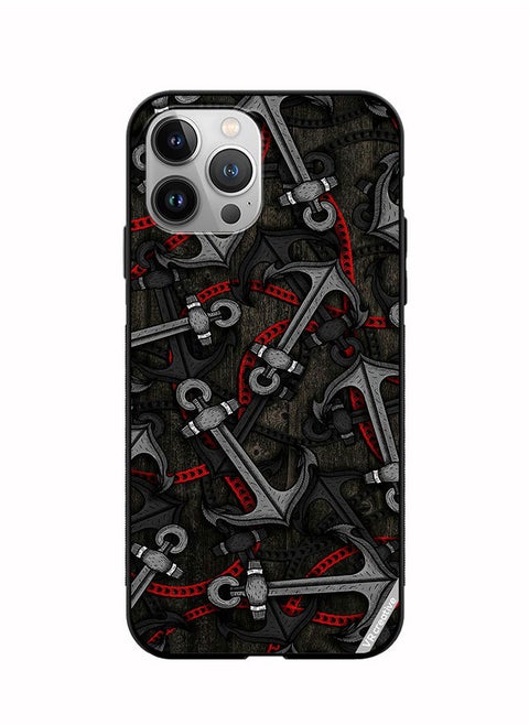 Protective Case Cover For Apple iPhone 11 Pro Max Anchor Leggings Design Multicolour