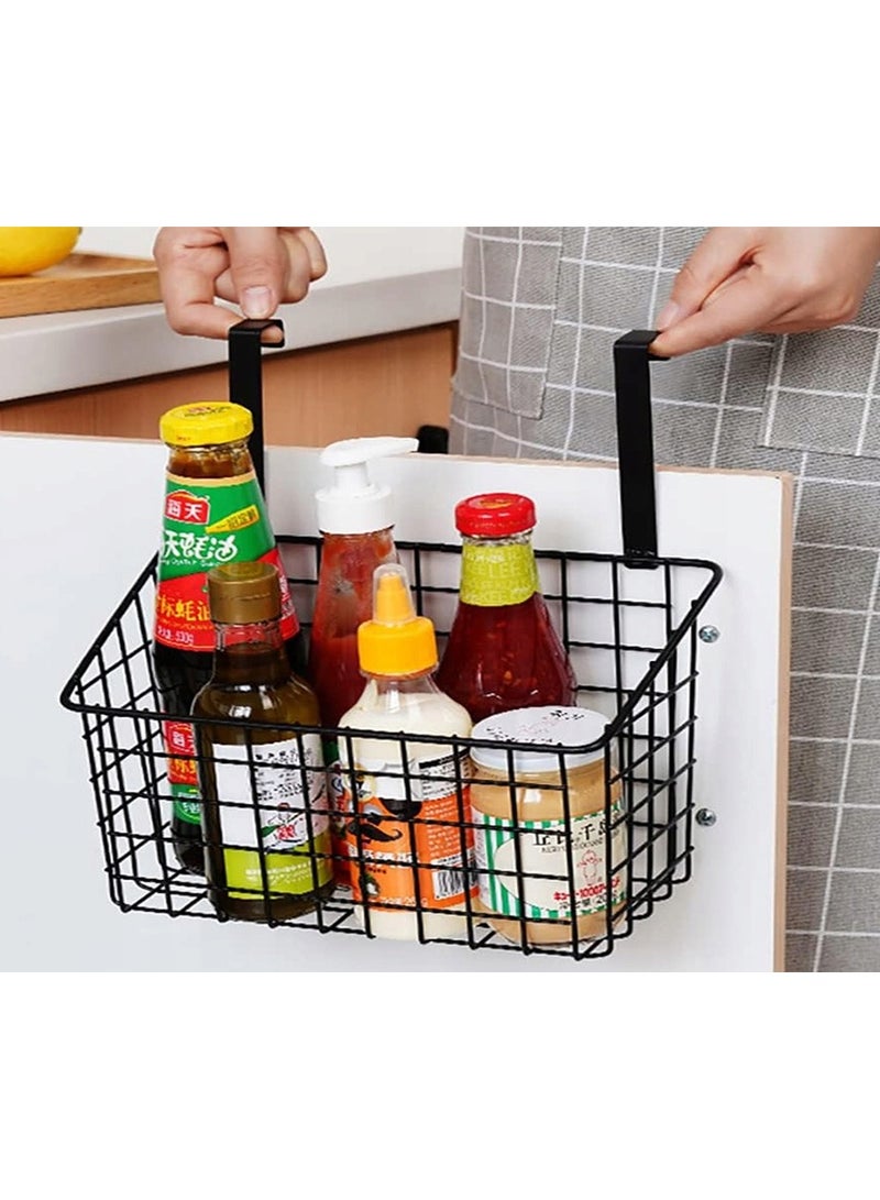 DubaiGallery Basket metal door-hung organiser kitchen hanging shelf  - Image 2