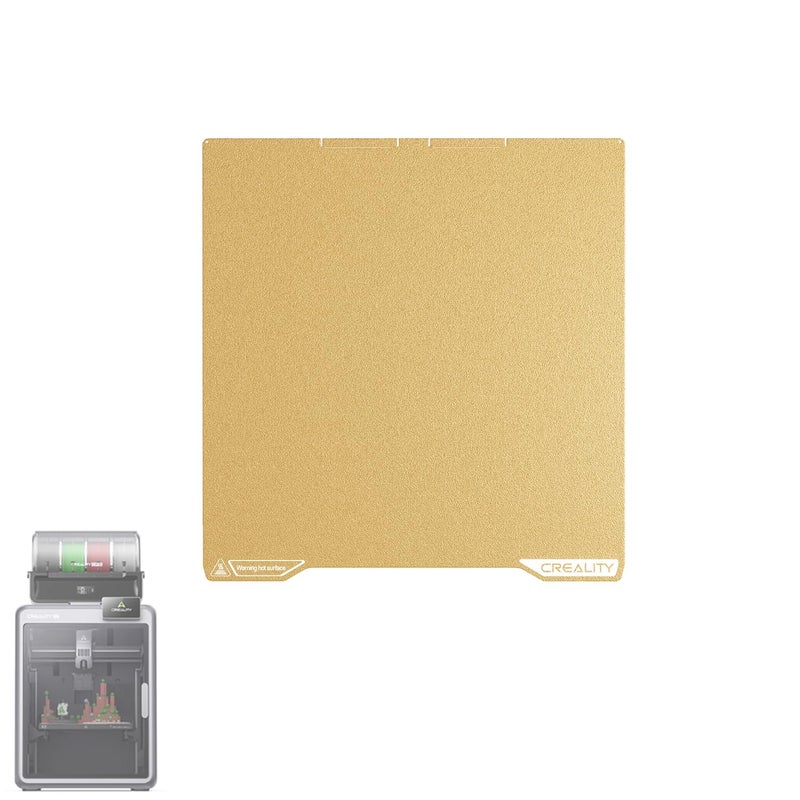 Lokkr Creality K2 PEI Double Sided Frosted Build Plate 270x293mm - High Strength, Heat & Wear Resistant, Easy Model Removal, Premium PEl Coating - 3D Printer Accessories - Image 1