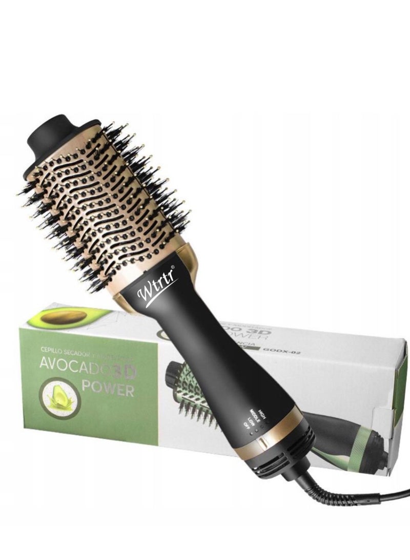 Wtrtr New Professional Detachable Interchangeable Styler Electric hair brushes Hot Air Brush comb 1 Step Hair Dryer Brush set - Image 2