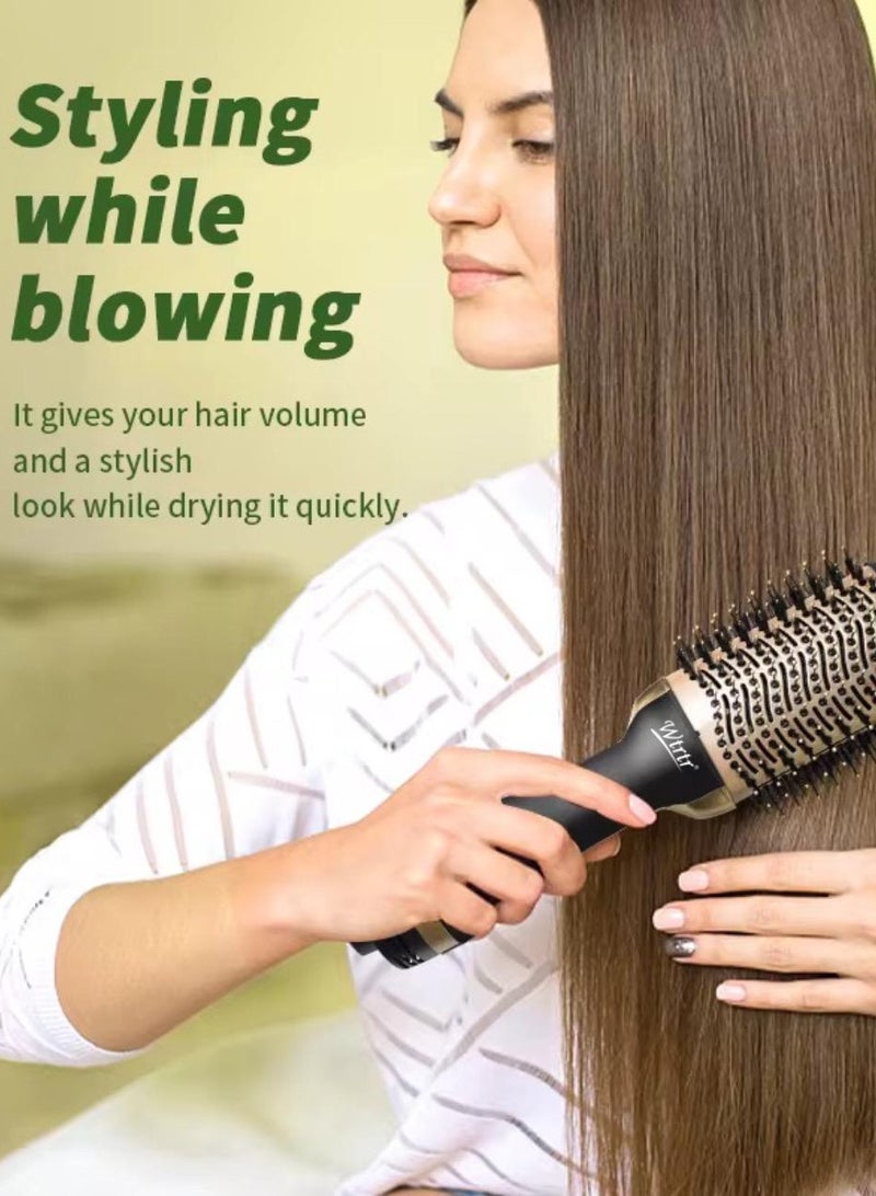 Wtrtr New Professional Detachable Interchangeable Styler Electric hair brushes Hot Air Brush comb 1 Step Hair Dryer Brush set - Image 5