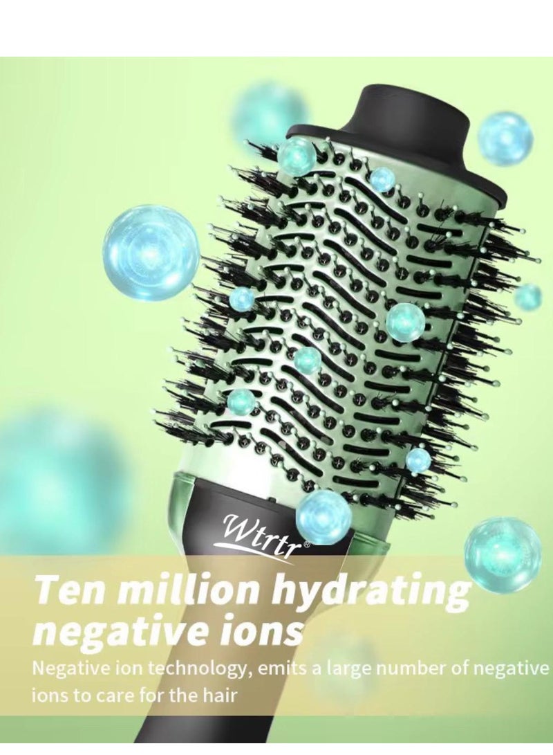 Wtrtr New Professional Detachable Interchangeable Styler Electric hair brushes Hot Air Brush comb 1 Step Hair Dryer Brush set - Image 3