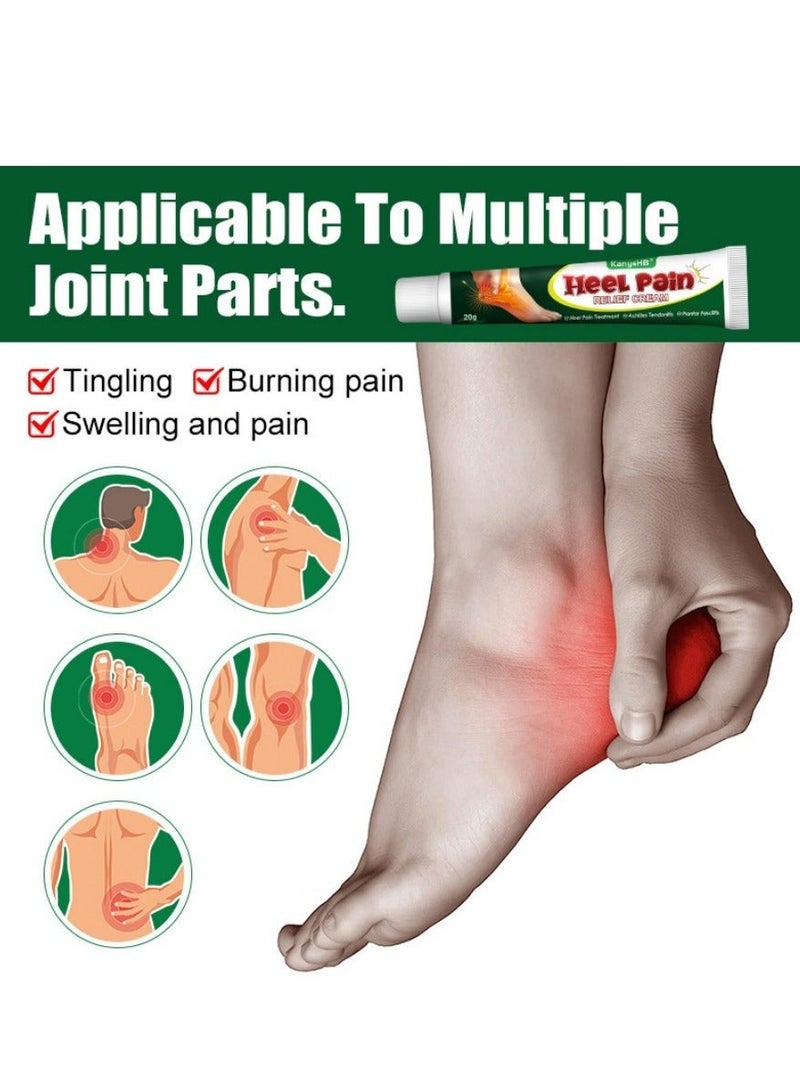 KanyeHB Heel Pain Relief Cream, Foot Pain Relief Cream for Relieve Heel and Sole Muscle Pain, 20g - Image 4