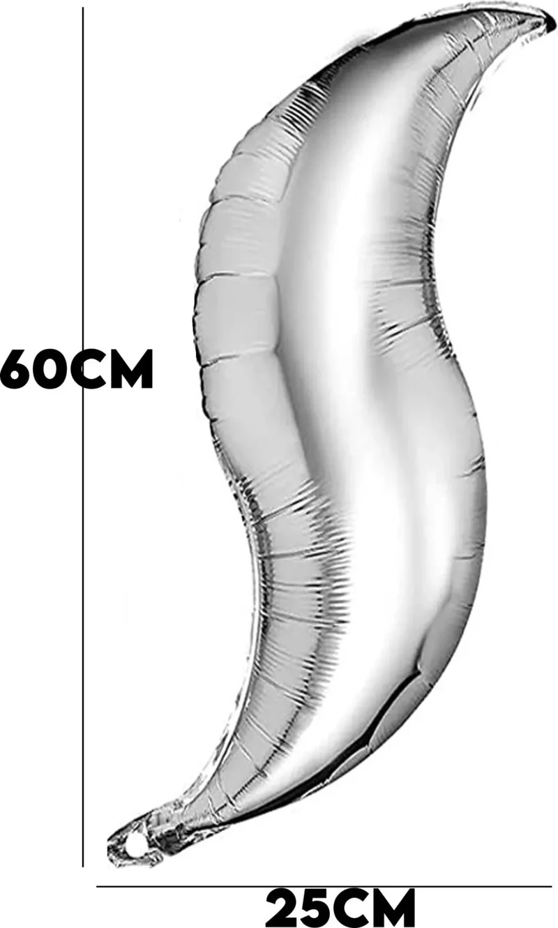 بكمك 50 Balloon Silver Mermaid Tail Foil Balloon Balloon Chain Birthday Decoration Party