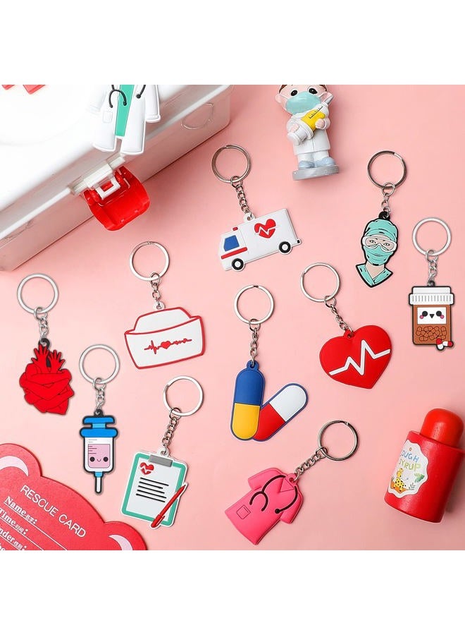 Henoyso 150 Pcs 2025 Cna Week Nurse Graduation Gifts Keychains Nurses Week Gift Healthcare Keychain Gifts for Women Students School Medical Assistant Graduation Party Favors - Image 4