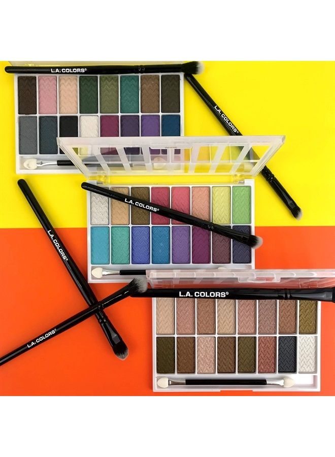 L.A. Colors 16 Color Eyeshadow Palette, Haute, 1.02 Ounce - Image 2