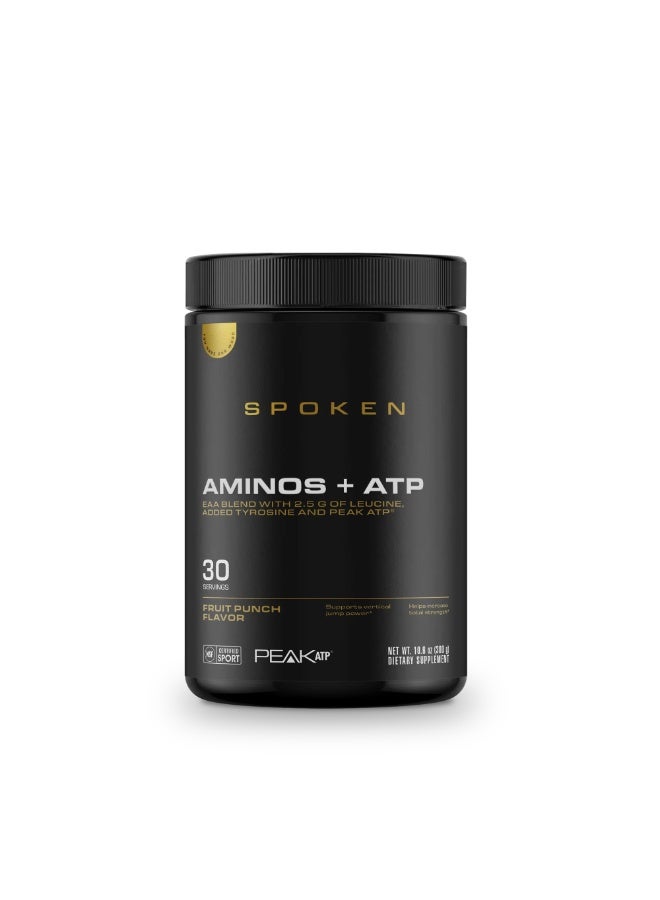 SPOKEN AMINOS+ATP – Fruit Punch (30 Servings) - Image 4