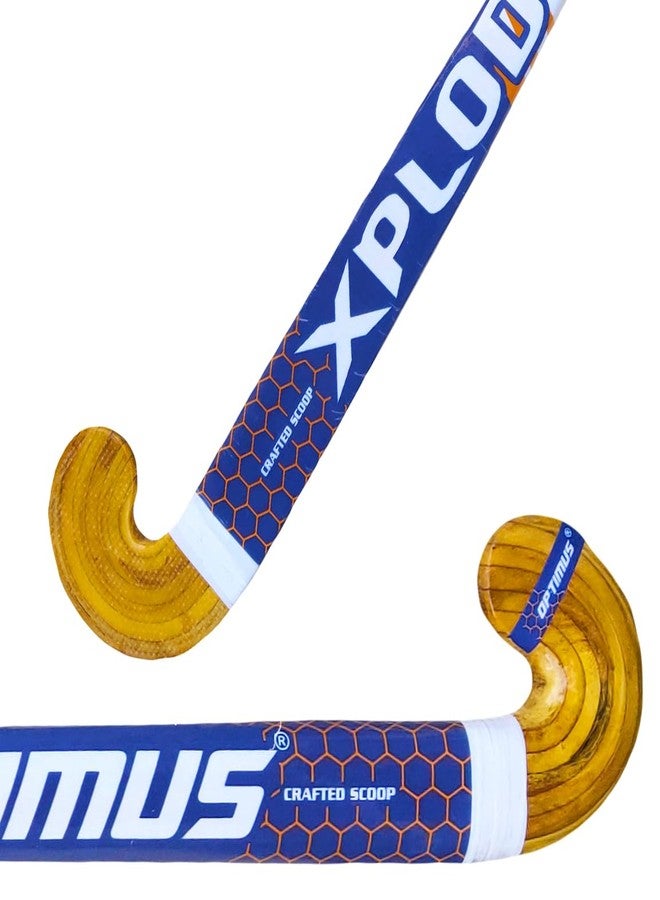 أوبتيموس عصا هوكي أوبتيموس إكسبلود المصنوعة من الألياف الزجاجية برأس مغلف - 37 بوصة (للكبار) مع غطاء تترون - Image 2