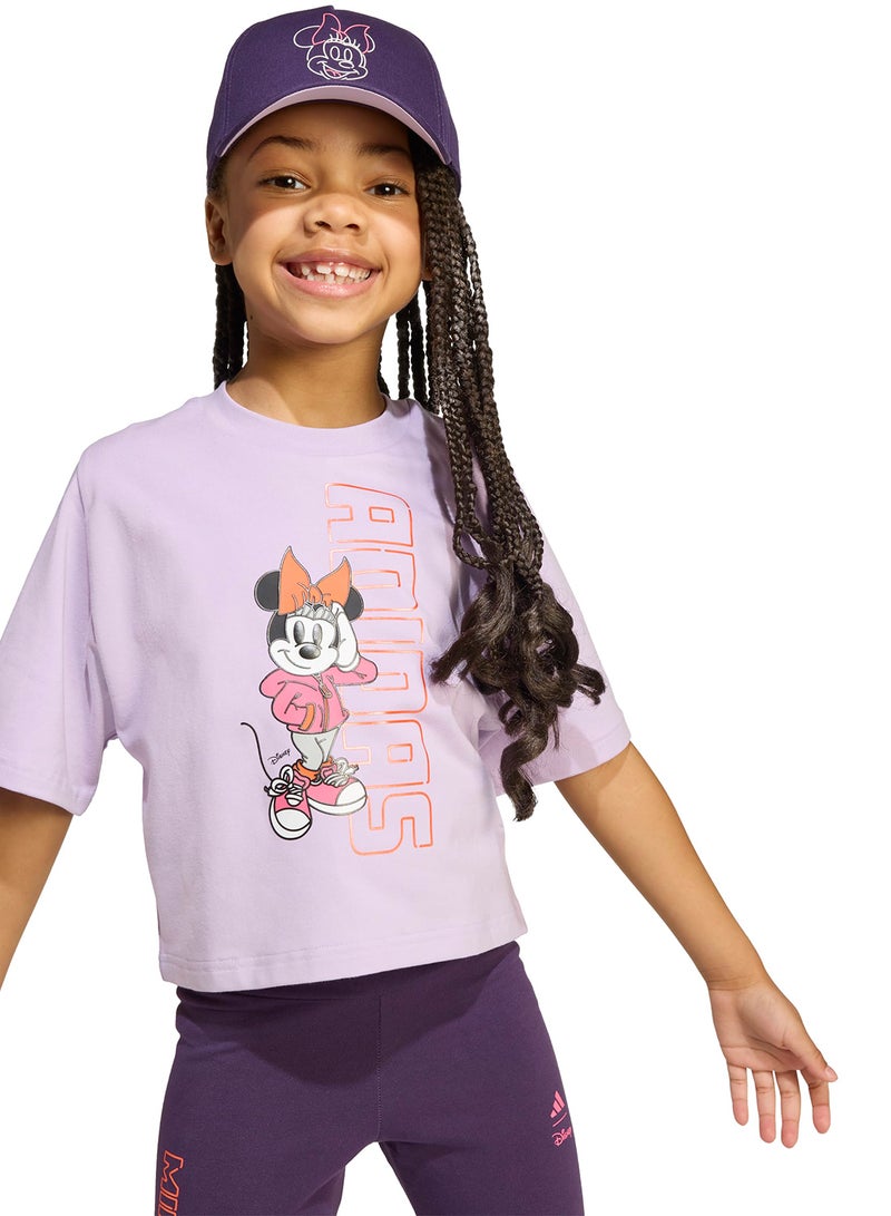 Adidas Kids Disney Minnie Mouse T-Shirt - Image 4