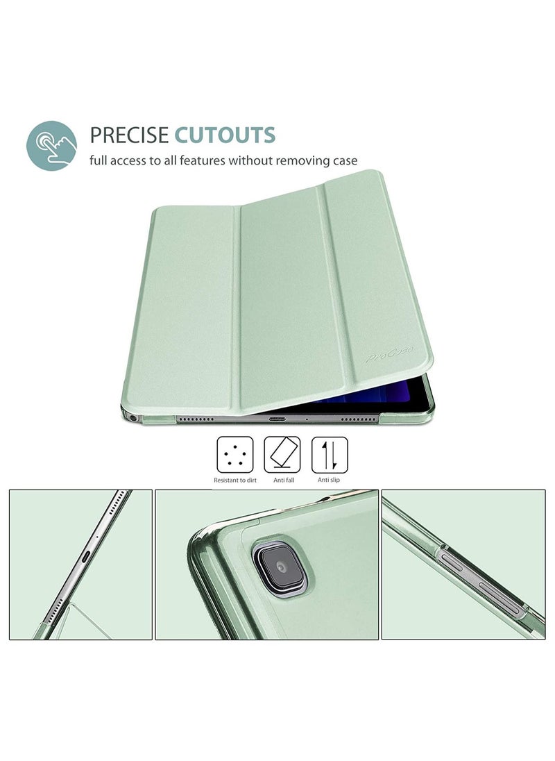 برو كيسيز - جراب Galaxy Tab A7 مقاس 10.4 بوصة (SM-T503 / T500 / T505 / T507) ، جراب واقٍ واقٍ غطاء صلب لجهاز الكمبيوتر اللوحي Samsung Tab A7 مقاس 10.4 بوصة 2022 2020 - أخضر - Image 1
