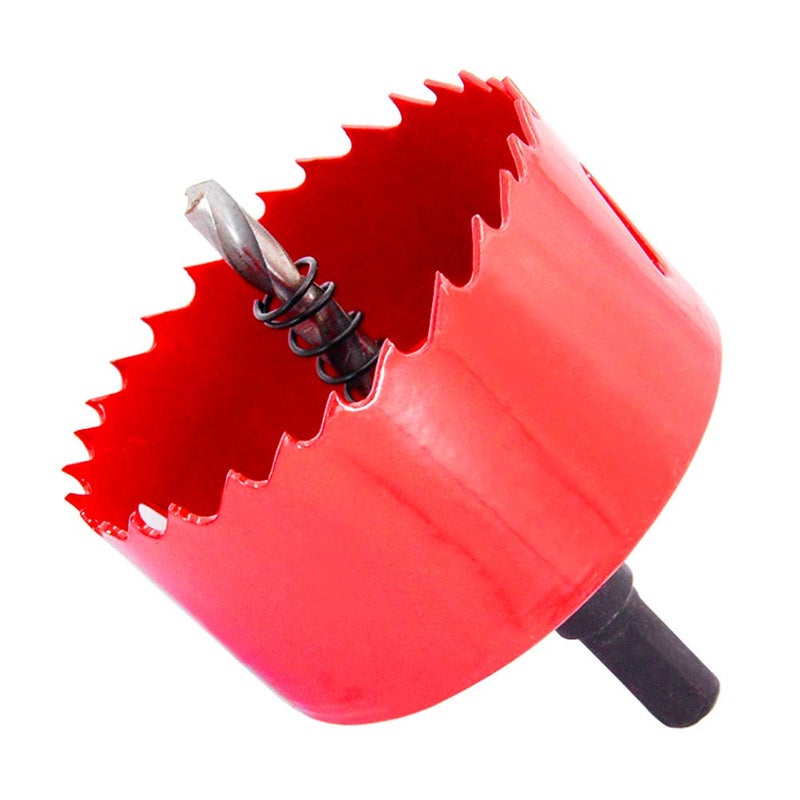 Laiwei Hole Saw Drill Bit HSS Hole Cutter with Arbor for Wood,PVC Board and Plasterboard(3"(75mm Hole Saw)) - Image 1