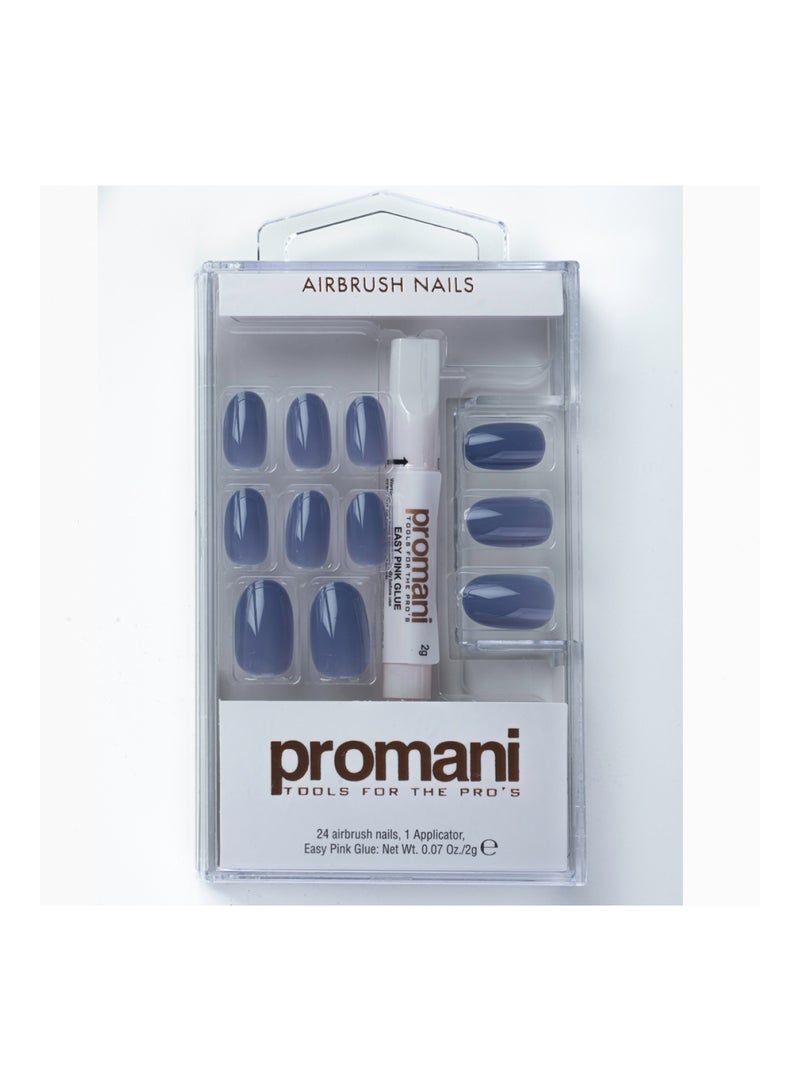 Promani Airbrush Nail Kit Dark Slate Blue 5669