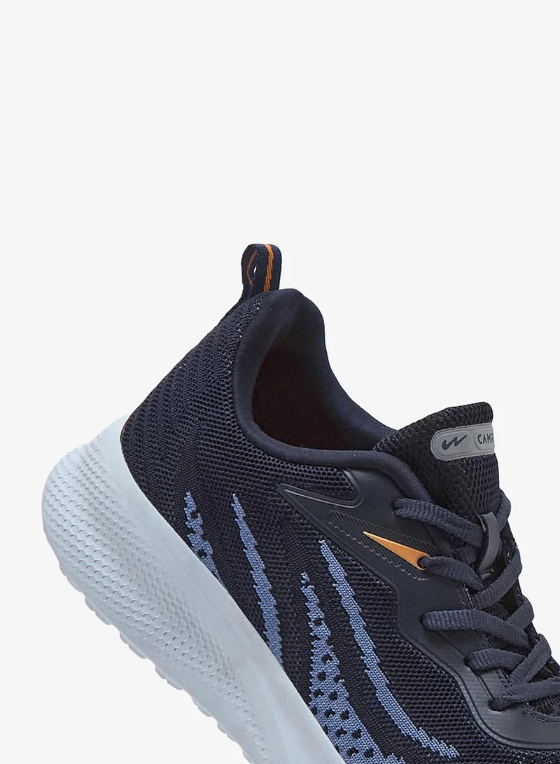 Campus Navy Men Reed Memory Foam Lace-Up Running Shoes-Navy for Men | Best Price UAE