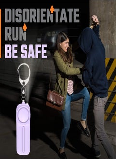 Excefore Personal Alarm Personal Safety Panic Alarm Keychain Emergency Self Defence 130 dB Loud Siren Protection Device with LED Light Simple Operation Reusable for Women Kids Elders  - Image 4