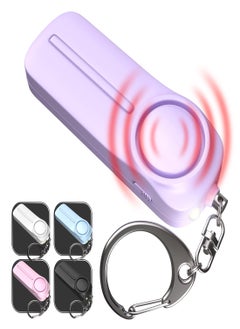 Excefore Personal Alarm Personal Safety Panic Alarm Keychain Emergency Self Defence 130 dB Loud Siren Protection Device with LED Light Simple Operation Reusable for Women Kids Elders  - Image 1