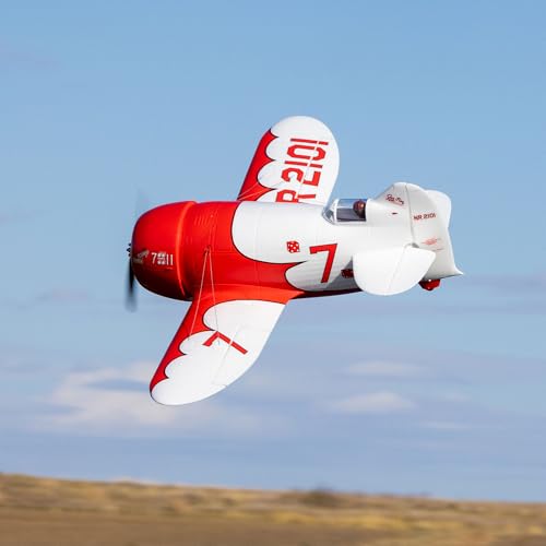 E-flite Eflite RC Airplane Gee Bee R2 10m BNF Basic Transmitter Battery and Charger NOT Included with AS3X and Safe Select EFL020550 - Image 5