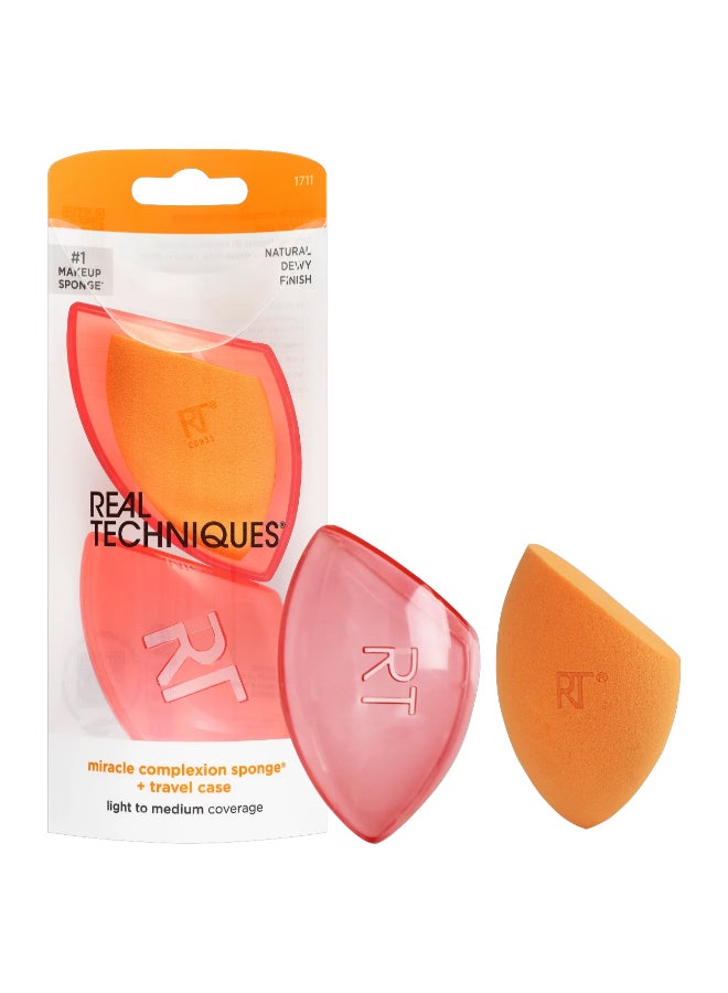 REAL TECHNIQUES Miracle Complexion Sponge + Miracle Complexion Powder Sponge Set Multicolour - Image 1
