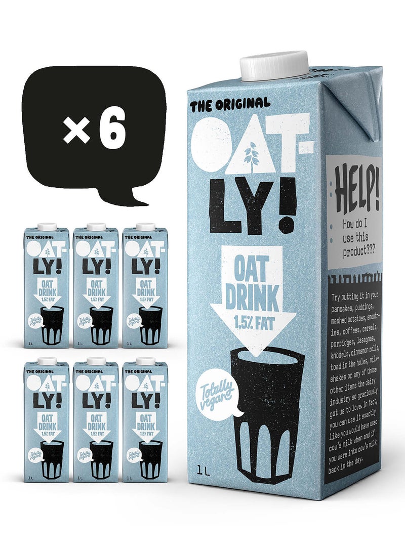 Oatly The Original Oat Drink 6 x 1L - Image 1