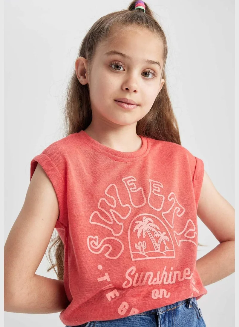 ديفاكتو Girl Knitted Short Sleeve Body