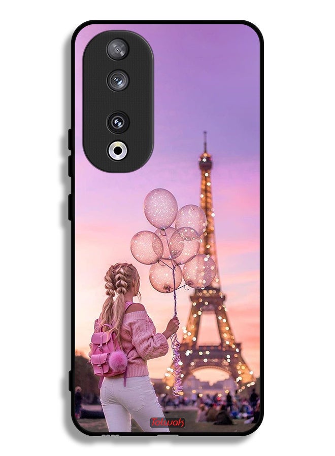 Tolwak Honor 90 Protective Case Cover Girl Holding Balloons - Image 1