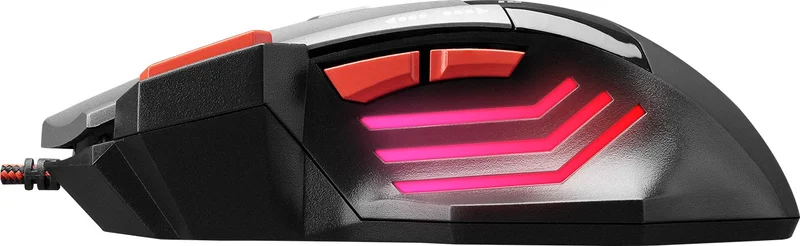 ايفرست SGM-X7 PRO Silver 2in1 7200dpi Macro Gaming Mouse +Gaming Mouse Pad