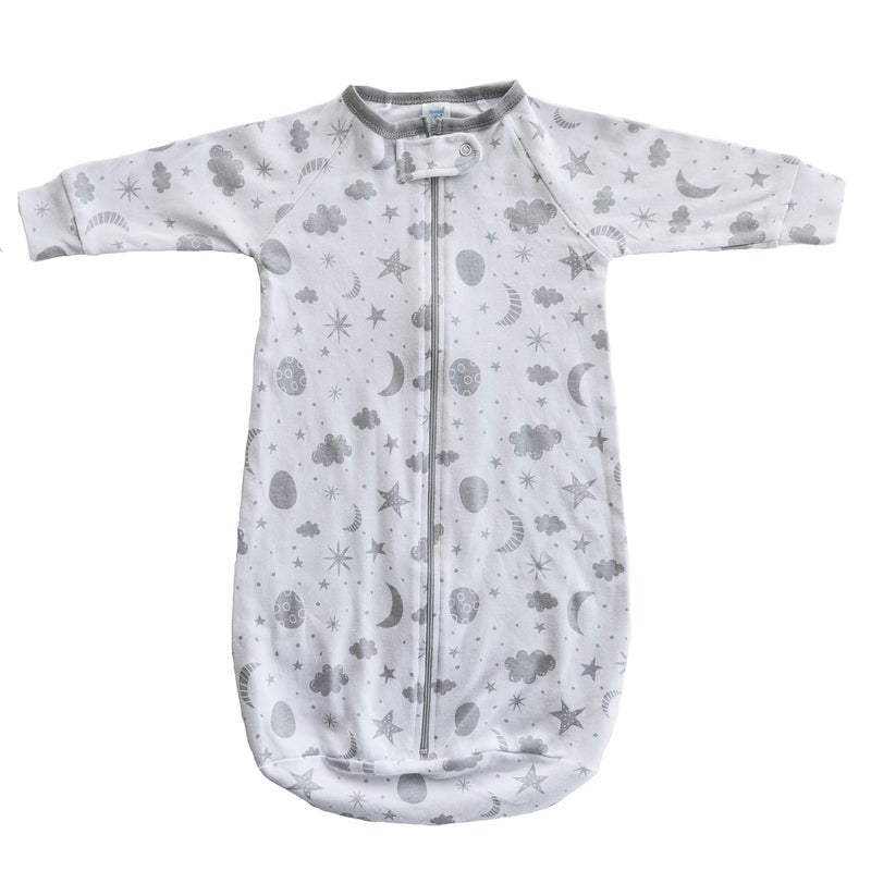Spasilk Baby Essential 23 Piece Layette Set for Newborns and Infants, 0-6 Months, Grey Celestial - Image 4