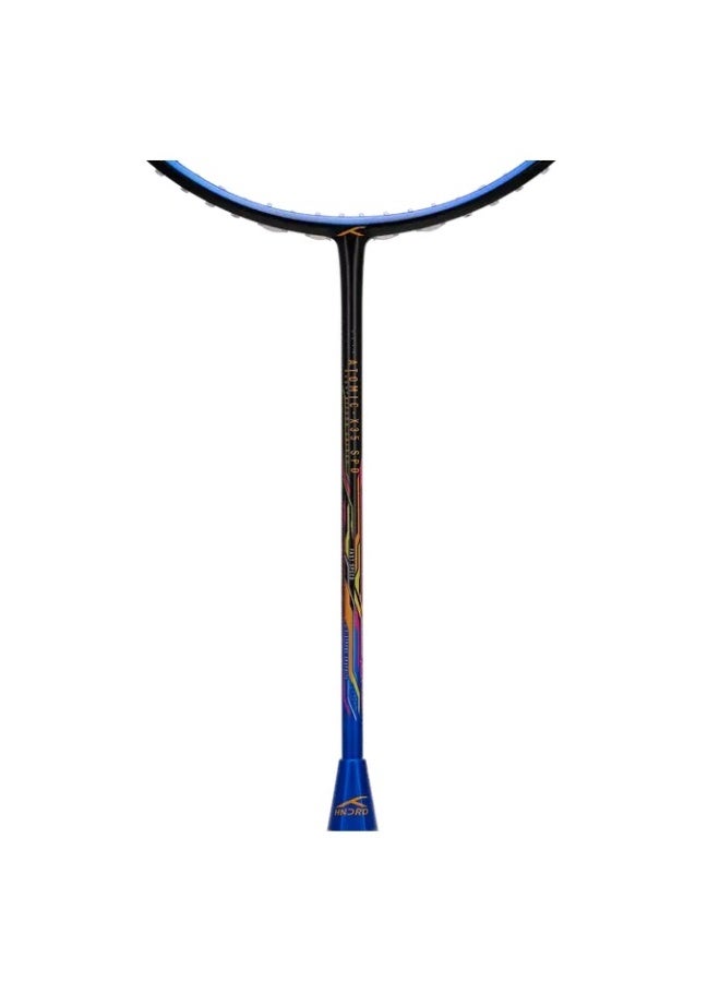Hundred Atomic X 35 SPD Carbon Fibre Strung Badminton Racket with Full Racket Cover for Intermediate Players (82g, Maximum String Tension - 32lbs) (Black/Blue) - Image 3