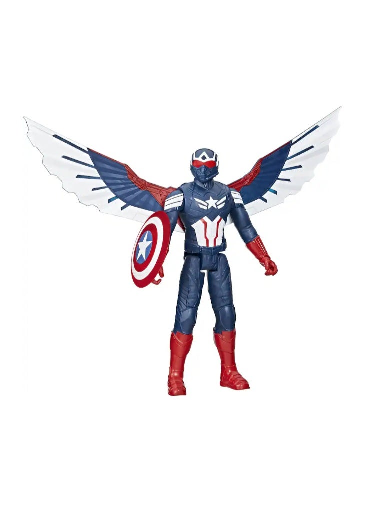 Hasbro Games Hasbro Marvel Avengers Titan Hero Series 12-Inch Deluxe Captain America Brave New World Figure - Image 2