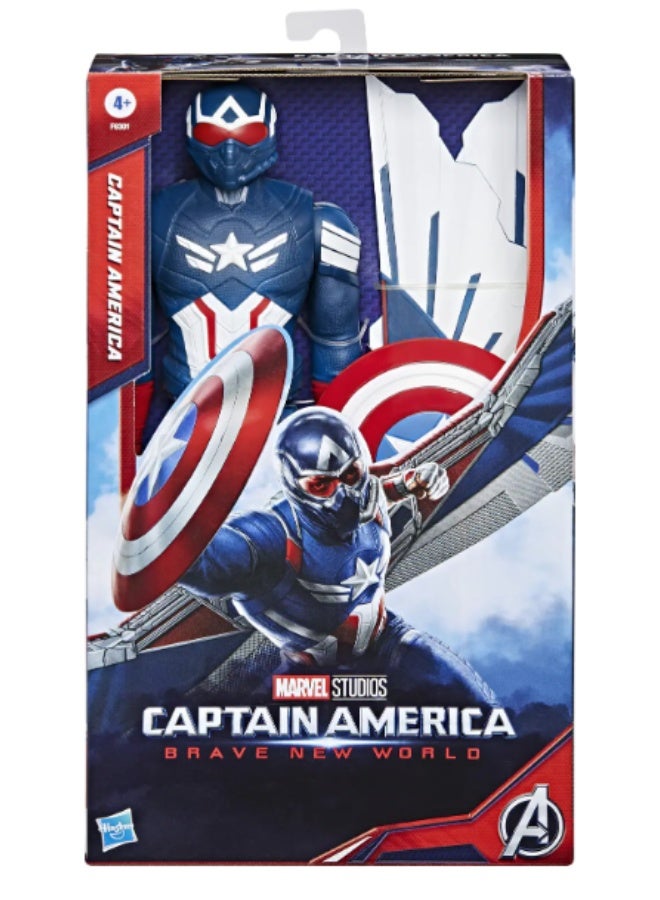 Hasbro Games Hasbro Marvel Avengers Titan Hero Series 12-Inch Deluxe Captain America Brave New World Figure - Image 4