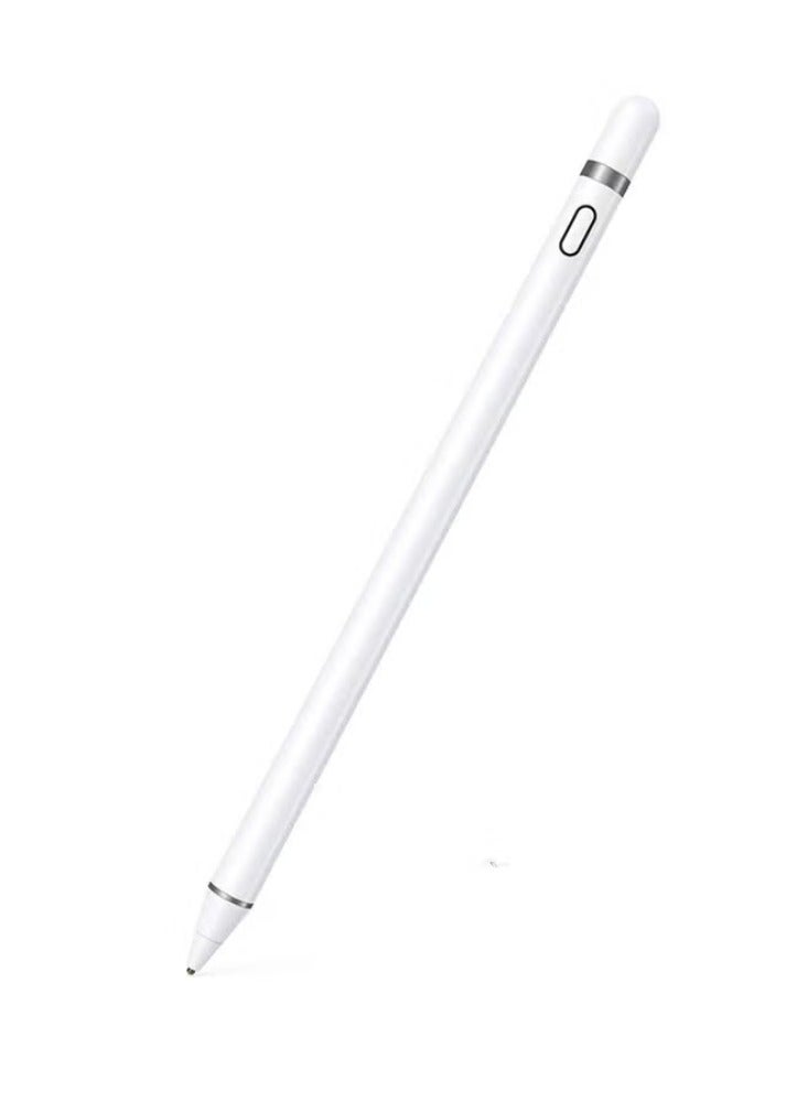 قلم ستايلس ذكي عالي التقنية لأجهزة iPad/ Tab/ وسادة الوسائط باللون الأبيض - Image 3
