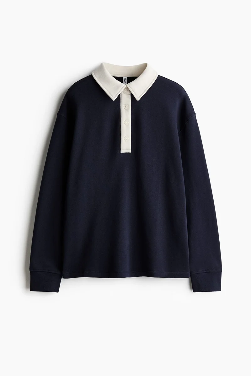 H&M Oversized rugby shirt