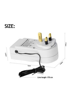 SYOSI SYOSI Digital Thermostat Temperature Controller Socket Outlet 230V 16A Timer Switch Plug with 1.7m Sensor Heating Refrigerator Thermostat Regulator for Greenhouse Reptile Terrarium Home  - Image 2